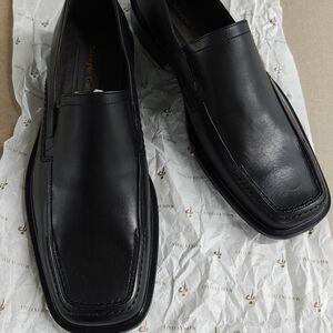 Steeple Gate Men's Dress Shoes Made In Italy Size 10.5 Vero Cuoio Leather
